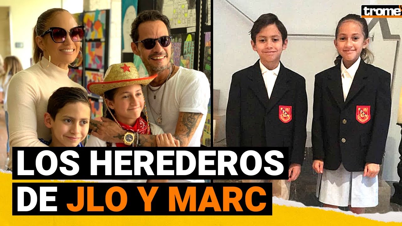 EMME Y MAX: Hijos de JLO y Marc Anthony cada vez más idénticos a papá y mamá
