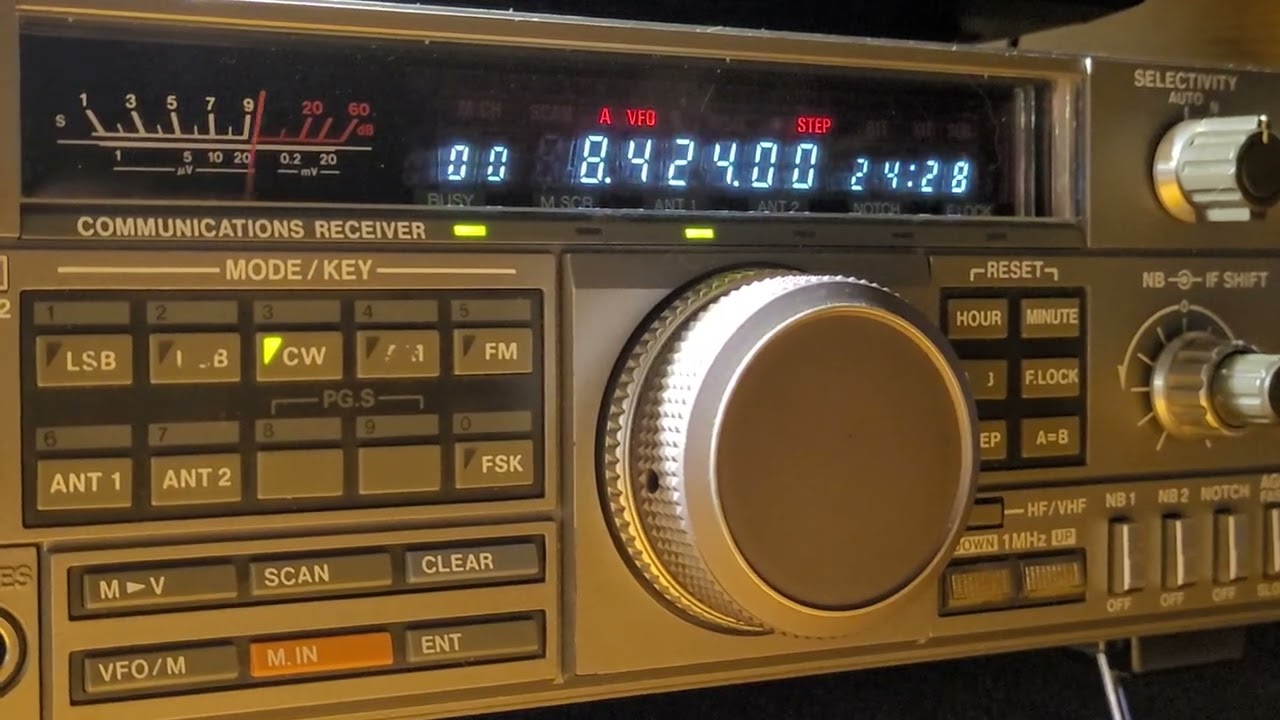 8.424mhz  DE SVO, Maritime coastal station in Pirgos Greece.