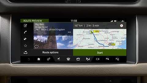 Jaguar XF 19MY   InControl Touch Pro Navigation   Entering a Destination