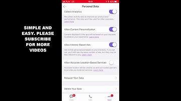HOW TO REQUEST YOUR DATA IN VIBER APP (IOS)