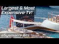 The largest most expensive tv ever installed on a superyacht  esysmans bits