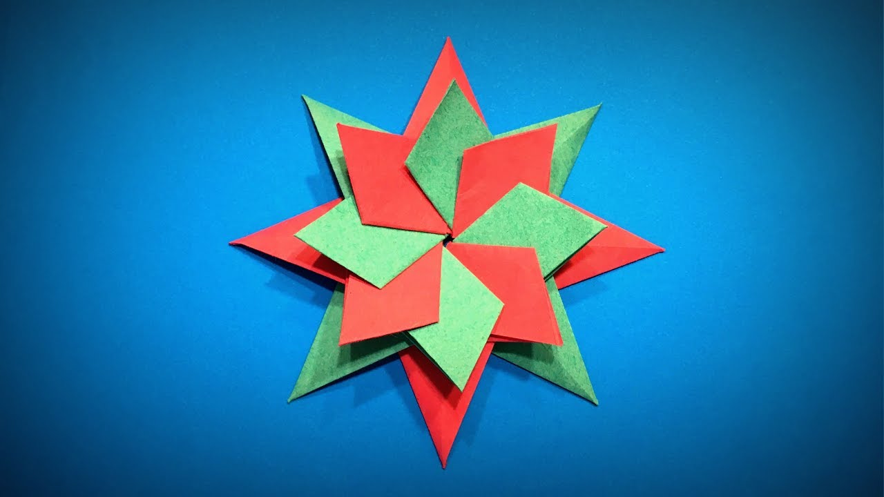 Modular Origami Christmas Star | How to Make a Paper ...