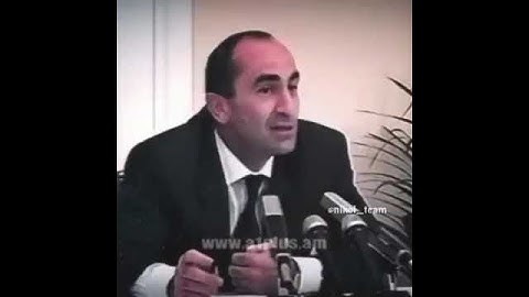 «Ո՞վ Է այդ տղամարդը, որ պետք է հեղաշրջում անի Հայաստանում». Ռոբերտ Քոչարյան