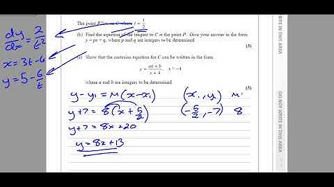 C4 2017 Edexcel Question 1 Maths exam worked solution