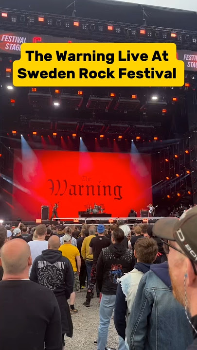 The Warning Live At Sweden Rock Festival 2025