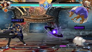 Noruv (Valkenhayn) vs Monkey (Kagura) - BBCF FT10