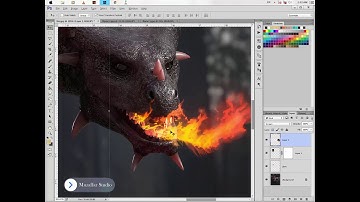 Dragon Fire Effect Photoshop Manipulation