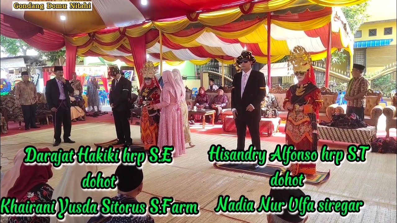 Onang onang tor tor pengantin,adat padang bolak,horja godang Batangtura sirumambe ||