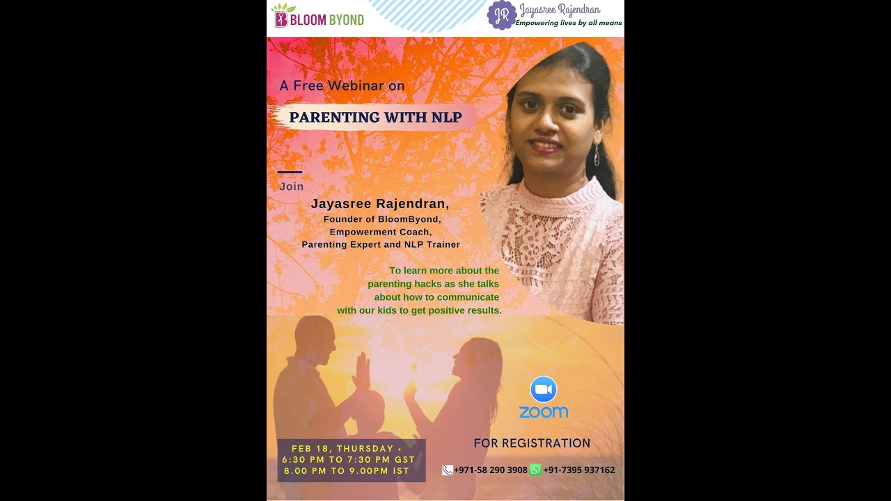 Webinar on Parenting with NLP