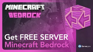 how to get a free minecraft bedrock server - server.pro