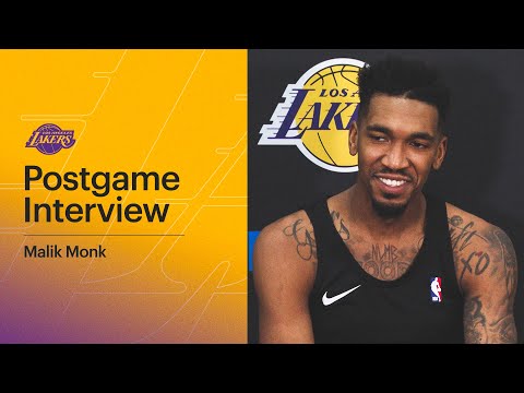 Lakers Postgame: Malik Monk (11/10/21)