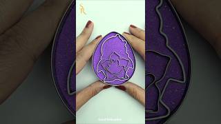 🥚🐧🖐 Kinetic Sand Cutting ASMR SHAPES Satisfying Video #shorts