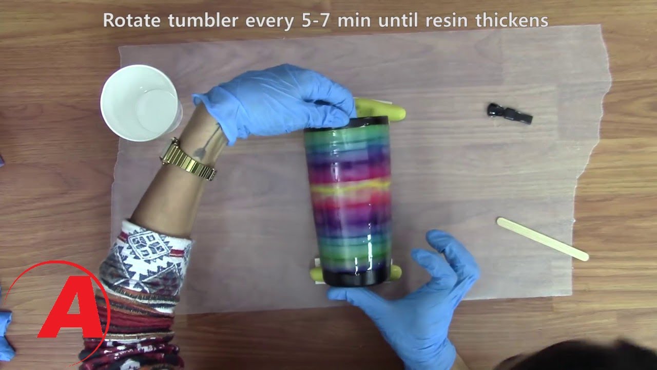 Tumblers Lightning Cure Coating Epoxy Resin Kit