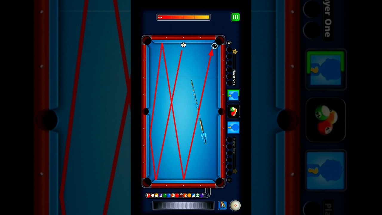 Amazing Trickshot In 8 Ball Pool 