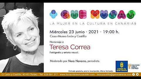 Homenaje a Teresa Correa, artista visual y fotgrafa