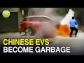 Why do chinese evs spontaneously combust regularly shoddy quality and charging pile fights