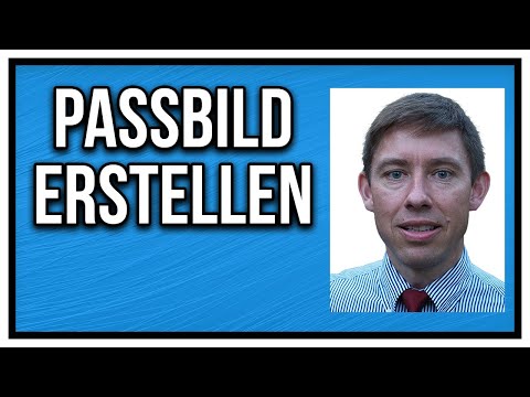 Photoshop Passbild erstellen und zuschneiden + Passfoto Vorlage Tutorial deutsch