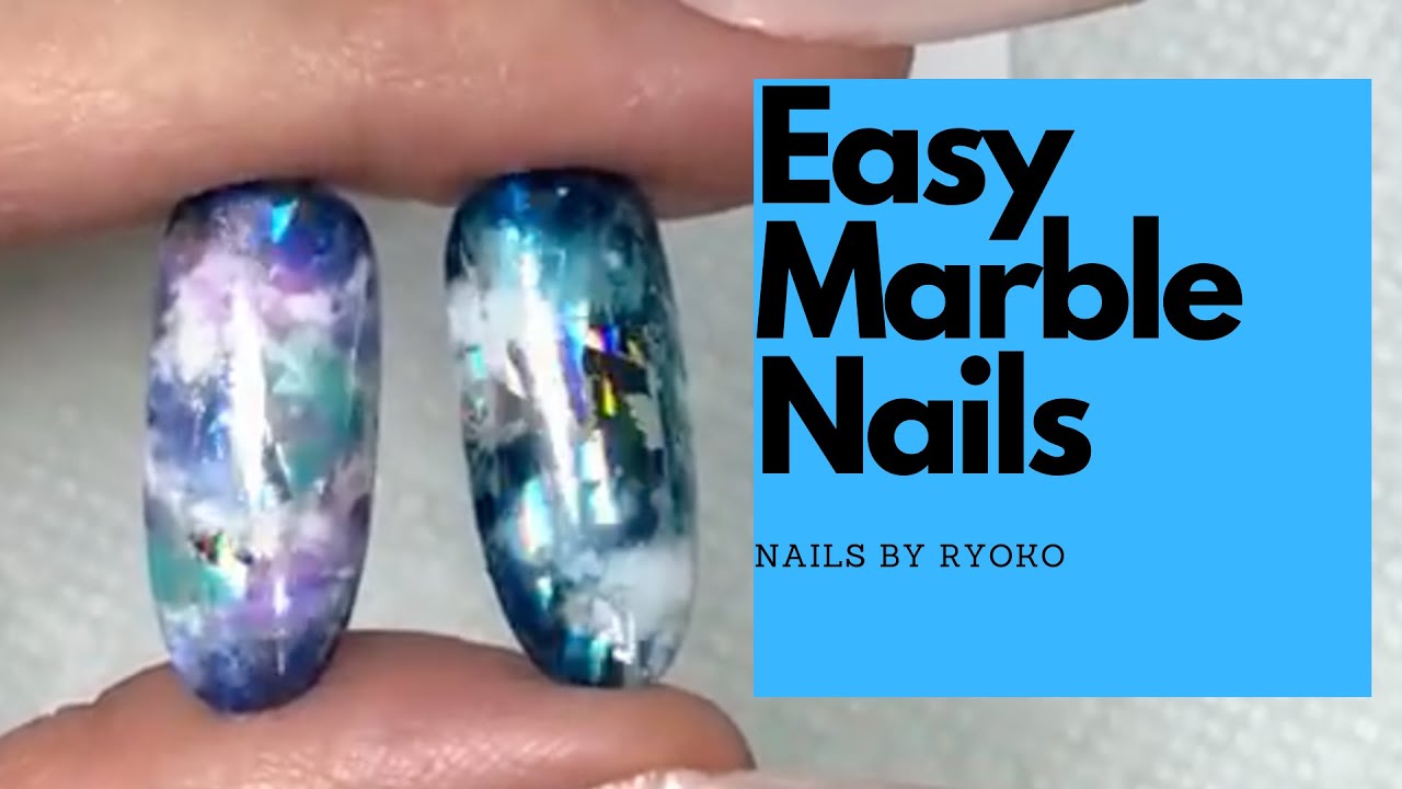 HOW TO: Easy marble nails | Easy nail art tutorial | By Ryoko Garcia