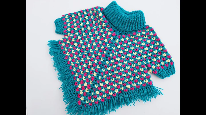 Learn to Crochet a Stylish Poncho with Sleeves