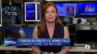 Foreign buyers of U.S. homes fall to lowest level on record