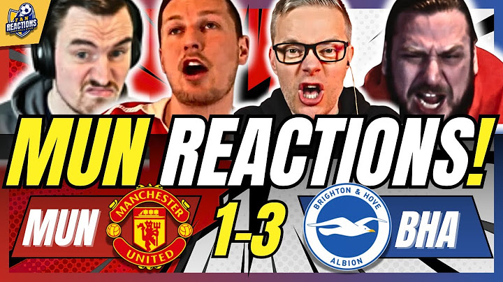 6 MAN UNITED FANS LIVID🤬REACTION TO MAN UNITED 1-3 BRIGHTON | PREMIER LEAGUE FAN REACTIONS
