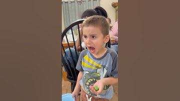 First time they tried this Warhead candy! 🥴🤦🏻‍♀️#warheadchallenge #candy #toddlers # siblings