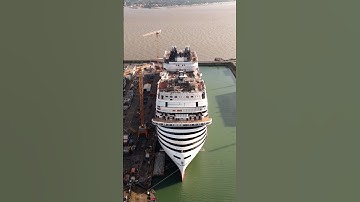 Updates straight from the shipyard on the build of MSC World Asia 🌍