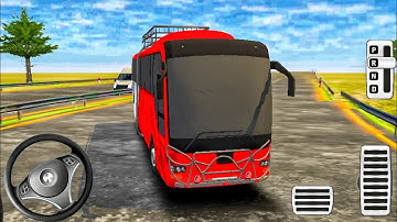 Off-road Bus Driving 3D - Transport Drive Simulator - Android Gameplay
