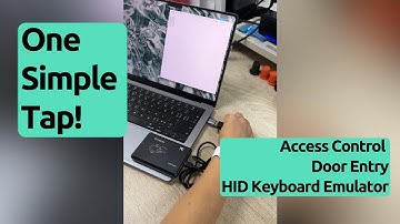Just ONE simple tap for your access control door lock entry! Easy Setup EM4100 125khz ID Reader