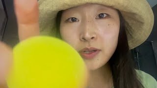 sun screen pat pat on your face asmr