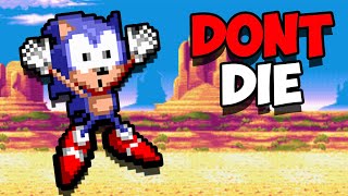 Sonic Mania But If I Die The Video Ends!