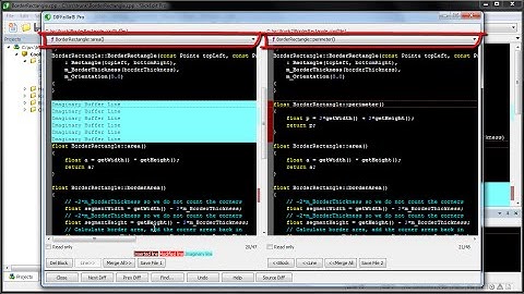 SlickEdit - Current Context Windows in DIFFzilla