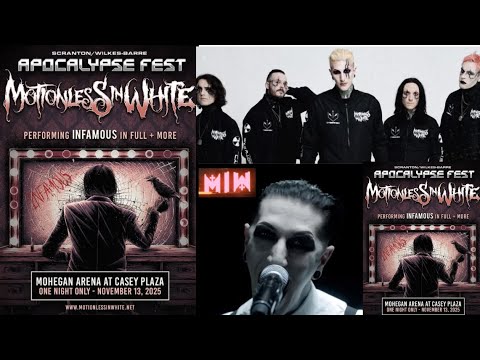 Motionless In White ‘Apocalypse Fest‘ 2025 details announced!
