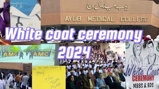 White coat ceremony | Ayub medical College | 🥼👩‍⚕️🧑‍⚕️😌| Interaction with seniors..Ragging?