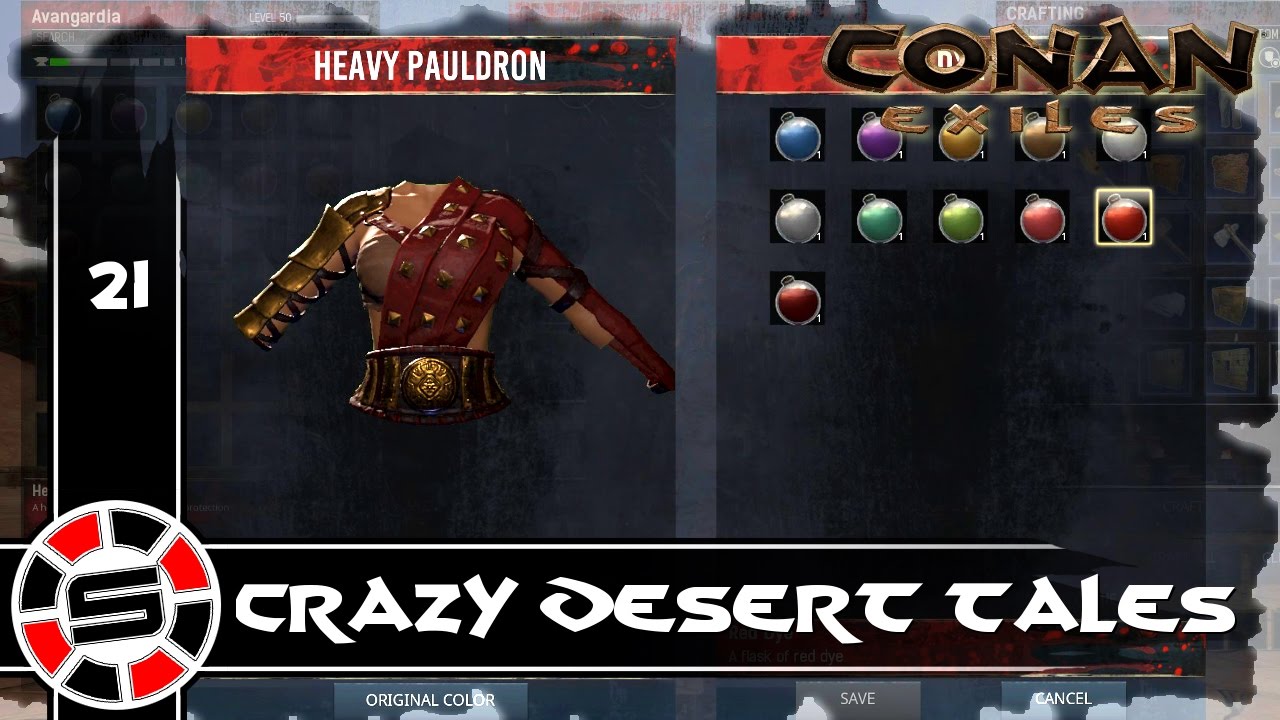 Scryptar Plays CONAN EXILES ep21 Dye Resources & How To Make Dye