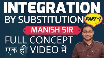 Integration by Substitution Methods of Integration Part-1 Class 12 NCERT ICSE RS Agarwal RD Sharma