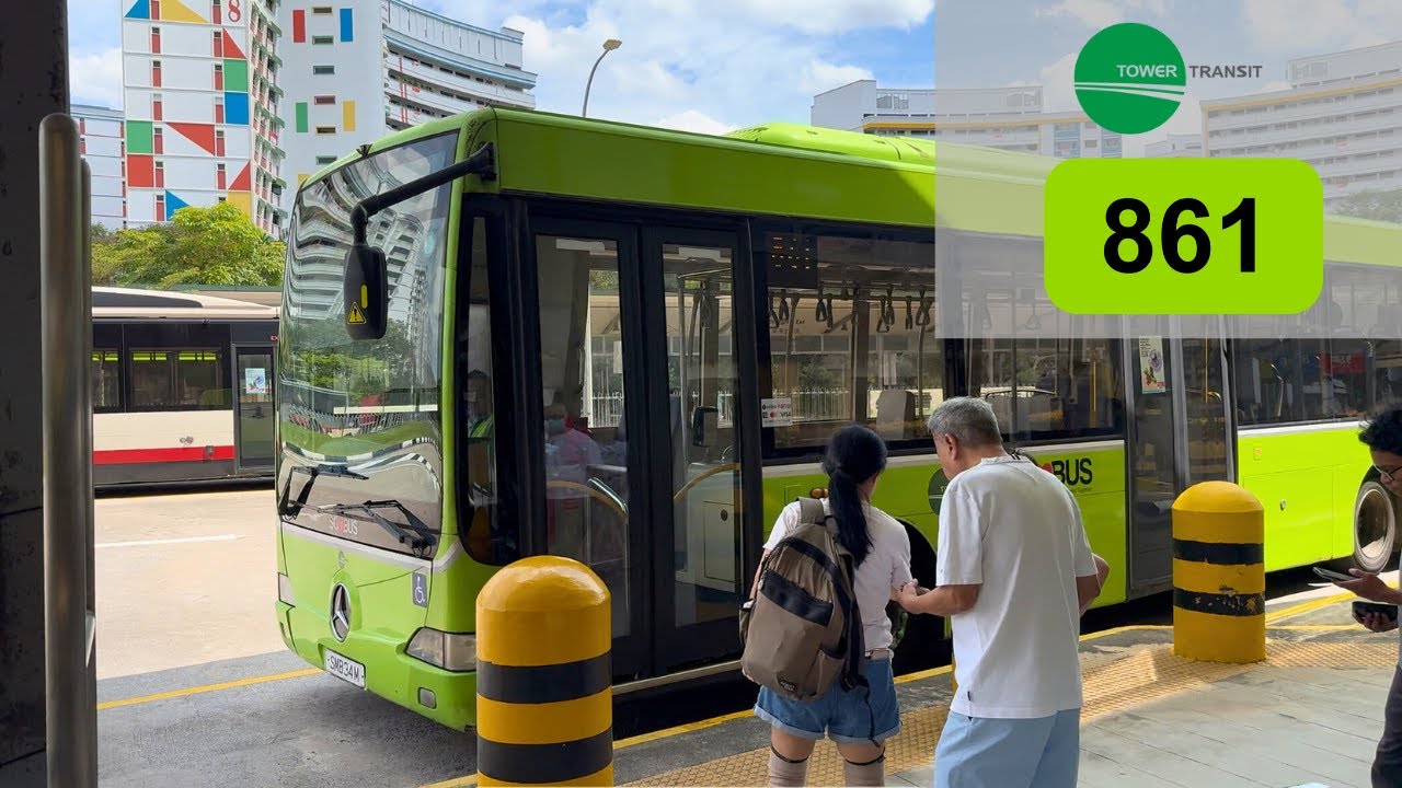 Tower Transit SG Bus Service 861 SMB34M Mercedes-Benz OC500LE (Batch 1)