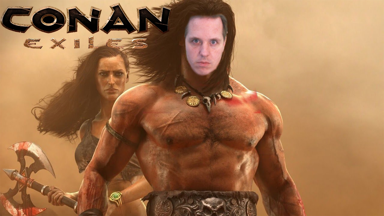 Conan Exiles Gameplay| Naked and Alone| Wolf's Journey in Exile [1 ...