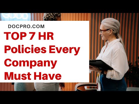 TOP 7 HR Policies Every Company MUST Have (+FREE Templates)