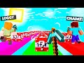 MINECRAFT 1v1v1 VIRUS LUCKY BLOCK RACE!