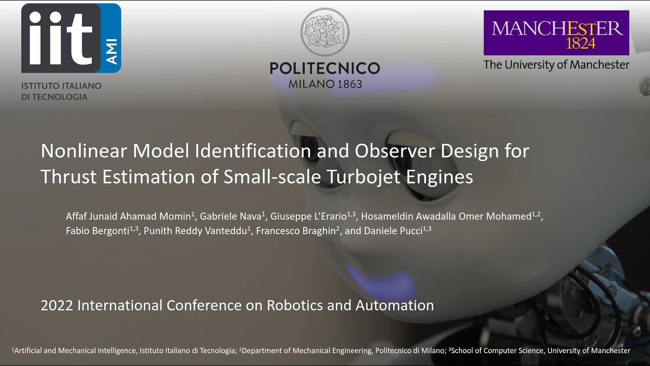 Nonlinear Identification and Observer Design for Thrust Estimation of Small-scale Turbojet Engines