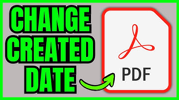 How To CHANGE The CREATED DATE On A PDF File (QUICK & EASY) 2025