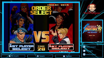 The King of Fighters 98 - Other Ikari Team (Leona - Heidern - Ralf) playthrough (Gameplay)