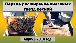 Пчеловодство ☆ Первое расширение пчелиных гнезд весной ☆ Начало апреля Пчеловодство ☆ Первое расширение пчелиных гнезд весной ☆ Начало апреля