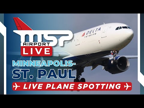 🔴 LIVE ACTION-PACKED PLANE SPOTTING AT MSP AIRPORT! ✈ 7/16/25