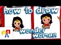 How To Draw Cartoon Wonder Woman