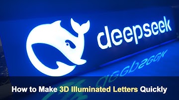 How to Make 3D Illuminated Letters Quickly?