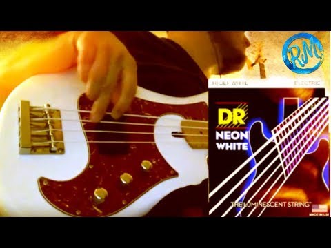 dr-neon-white-//-electric-bass-strings