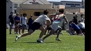 BYU football camp 2022 - 1v1s EARNED Corners MVP