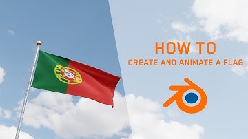 How to create and animate a flag in Blender 3.3 | Tutorial